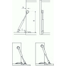 Подъёмник барный газовый нижний 80N (22134) 