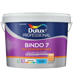 Краска в/д внутр. DULUX Prof Bindo 20 полуматовая белая,  9 л