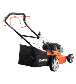 Газонокосилка бензиновая SKIPER GW462S (46 см, самох, Loncin 4лс, стал.дека, тр-сб.60 л,+НОЖ)