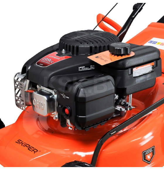 Газонокосилка бензиновая SKIPER GW462S (46 см, самох, Loncin 4лс, стал.дека, тр-сб.60 л,+НОЖ) (SGW462S.00) 