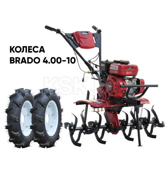 Культиватор BRADO GM-700 + колеса BRADO 4х10 (комплект)