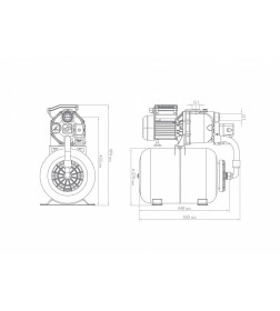 Насосная станция Джилекс "ДЖАМБО" 60/35 Ч-24 2.0