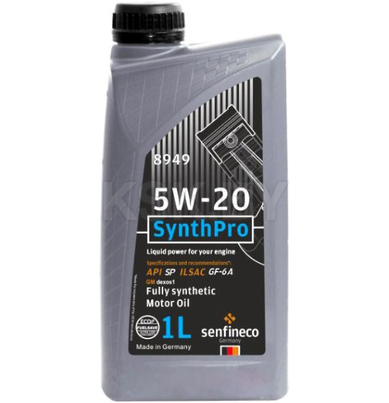 Масло моторное Senfineco SynthPro 5W-20 API SP ILSAC GF-6, кан.1 л. (8949) 