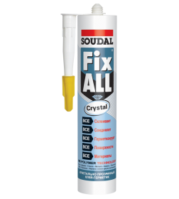 Клей-герметик Soudal Fix All Crystal прозрачный, 290мл