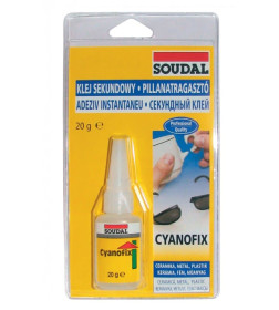 Клей секундный Soudal Cyanofix 84А, 20г