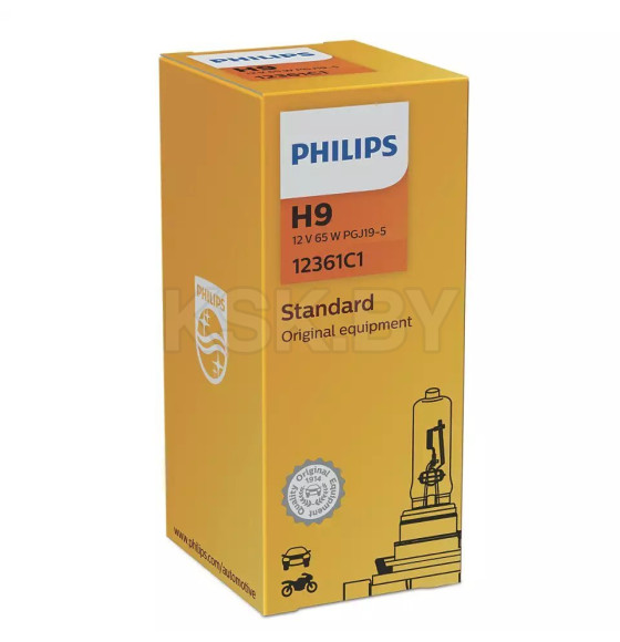 Автолампа 12V H9 65W PGJ19-5 Philips 12361C1 (12361C1) 