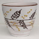 Горшок для цветов керамический с подставкой 2,5 л Мимоза (13с4) 