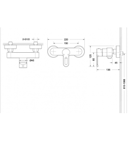 Смеситель для душа Bravat Stream-D F937163C-01