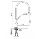 Смеситель для кухни Haiba HB76855, хром (HB76855) 