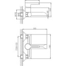 Смеситель для ванны Haiba HB60805-8, белый (HB60805-8) 