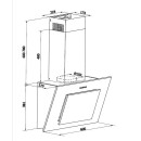Вытяжка кухонная Weissgauff Gamma 60 PB WH (Gamma60PBWH) 