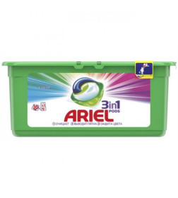 Капсулы для стирки Ariel Автомат Color, 30х27г