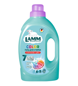 Средство для стирки жидкое Гель "LAMM" Color 1,3кг