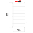 Полотенцесушитель водяной ProHeat Prime 500х800 (8)