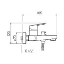 Смеситель для ванны РМС SL132-009E (SL132-009E) 