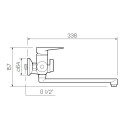 Смеситель для ванны РМС SL141-006E (SL141-006E) 