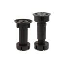 Опора кухонная пластик. h=150мм, черная, РП (11100) 