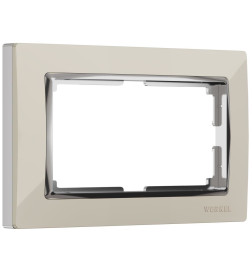 Рамка для двойной розетки (слоновая кость) Werkel WL03-Frame-01-DBL-ivory/W0081903