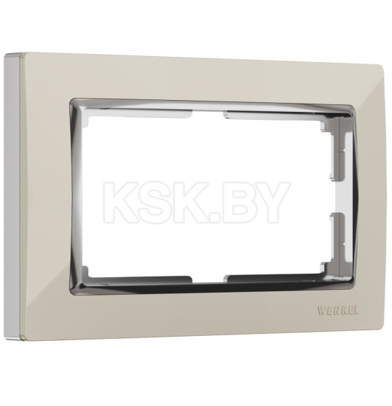 Рамка для двойной розетки (слоновая кость) Werkel WL03-Frame-01-DBL-ivory/W0081903 (WL03-Frame-01-DBL-ivory) 