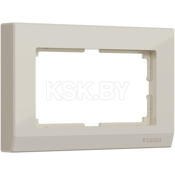 Рамка для двойной розетки (слоновая кость) Werkel W0081803 (W0081803) 