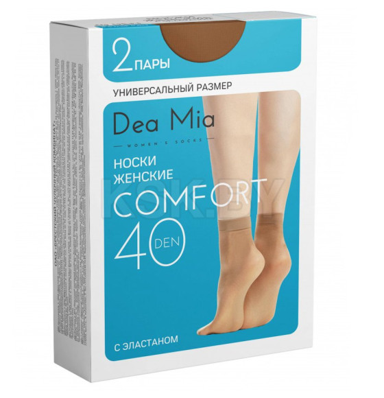 Носки женские 1412/8 Брестские DEA MIA COMFORT 40 (ПА плотные эластичные), р. УНИВЕРСАЛЬНЫЙ (23-25) NATURAL (3С1412/8-Д38) 