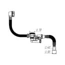 Сифон для ванны регулир. 1 1/2"х40 с выпуск. и перелив. с г.т.40х40/50 полуавтомат  V312-18-MR (V312-18-MR) 