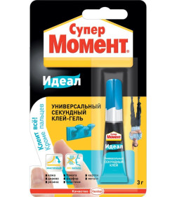 Клей секундный Супер Момент Гель, 3г