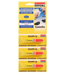 Клей секундный Soudal Cyanofix 84А, 3г