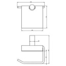 Держатель для туалетной бумаги Haiba HB8403-4, бронза (HB8403-4) 