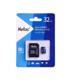 Карта памяти Netac P500 Standard MicroSDHC 32GB NT02P500STN-032G-R