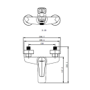 Смеситель для ванны Bravat Arden F6351385CP-01 (F6351385CP-01-RUS) 