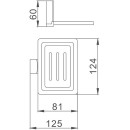 Мыльница Haiba HB8802-1, хром (HB8802-1) 