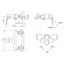 Смеситель для душа Bravat Eler F9191238CP-01 (F9191238CP-01-RUS) 