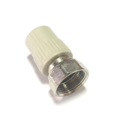 Муфта комбинированная РосТурПласт ПП с накидной гайкой d20х3/4" серая