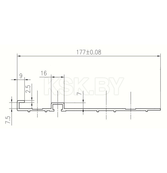 Шина направляющая для циркулярной пилы Sturm! CS50165PS-990 (CS50165PS-990) 