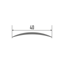 Порог алюминиевый КТМ КТМ 120-01Т 1,8м серый (120-01Т) 