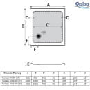 Душевой поддон Alba Spa Verona S 80x90 (ПКВ0110140100) 