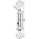 Талреп (крюк-крюк) HH12, DIN1480 STARFIX (SMP-03833-1) 