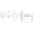 Гигиенический душ, латунь, оружейная сталь Haiba HB5516-3 (HB5516-3) 