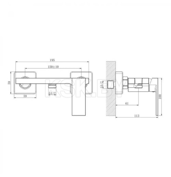 Смеситель с гигиенической лейкой Haiba HB5517-8 (HB5517-8) 