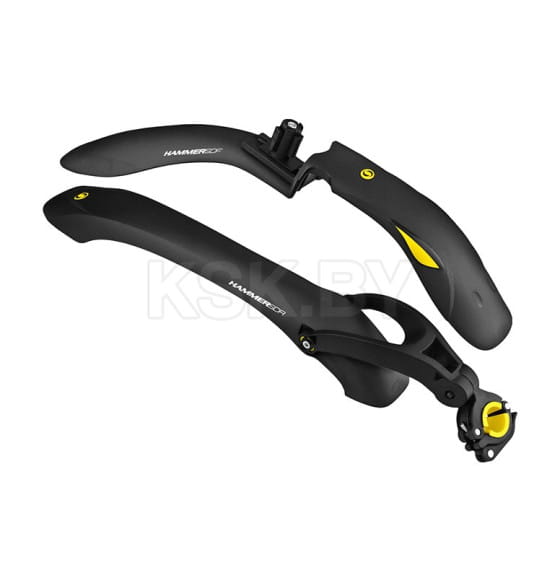 Щитки SIMPLA HAMMER 3 SDE (чёрный/жёлтый) (5359)