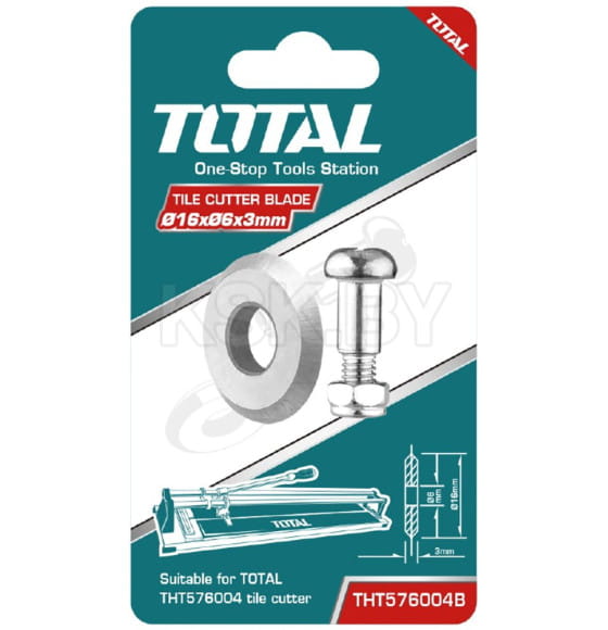 Ролик для плиткореза 16х6х3 мм TOTAL THT576004B (THT576004B) 