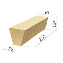 Кирпич огнеупорный шамотный ША-44 арочный (230х114х65-55)