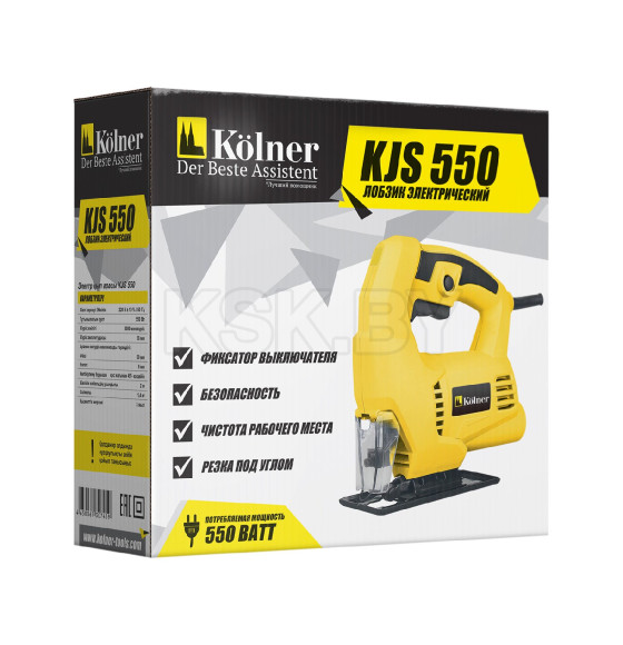 Пила лобзиковая электрическая Kolner KJS 550 (кн550жс) (8031200166) 