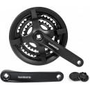 Система шатунов Shimano TY301, 175 мм, 48/38/28T, длина шатуна 175 мм, без упаковки, черный (5210) 