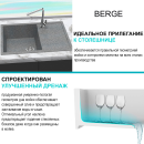 Мойка из искусственного камня Berge BR-7603 (графит) (7603) 