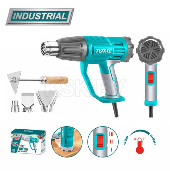 Фен строительный (термовоздуходувка) TOTAL TB20045 (TB20045) 