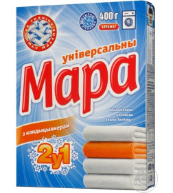 Стиральный порошок МАРА узор чистоты универс. 2 в 1 с кондиц., автомат 400 г