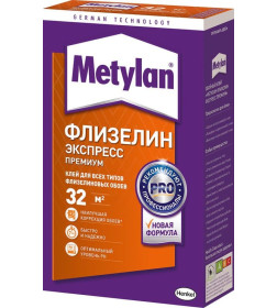 Клей обойный Metylan Флизелин экспресс премиум, 210 г