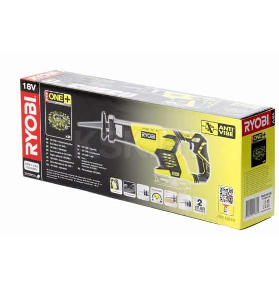 Пила сабельная аккумуляторная RYOBI RRS1801M ONE+ (5133001162) 